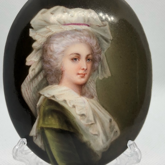 Antique French Miniature Painting 1800’s - Picture 2 of 6